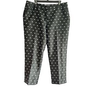 Talbots Women’s Size 16 Swan Novelty Printed Career‎ Dress Pants